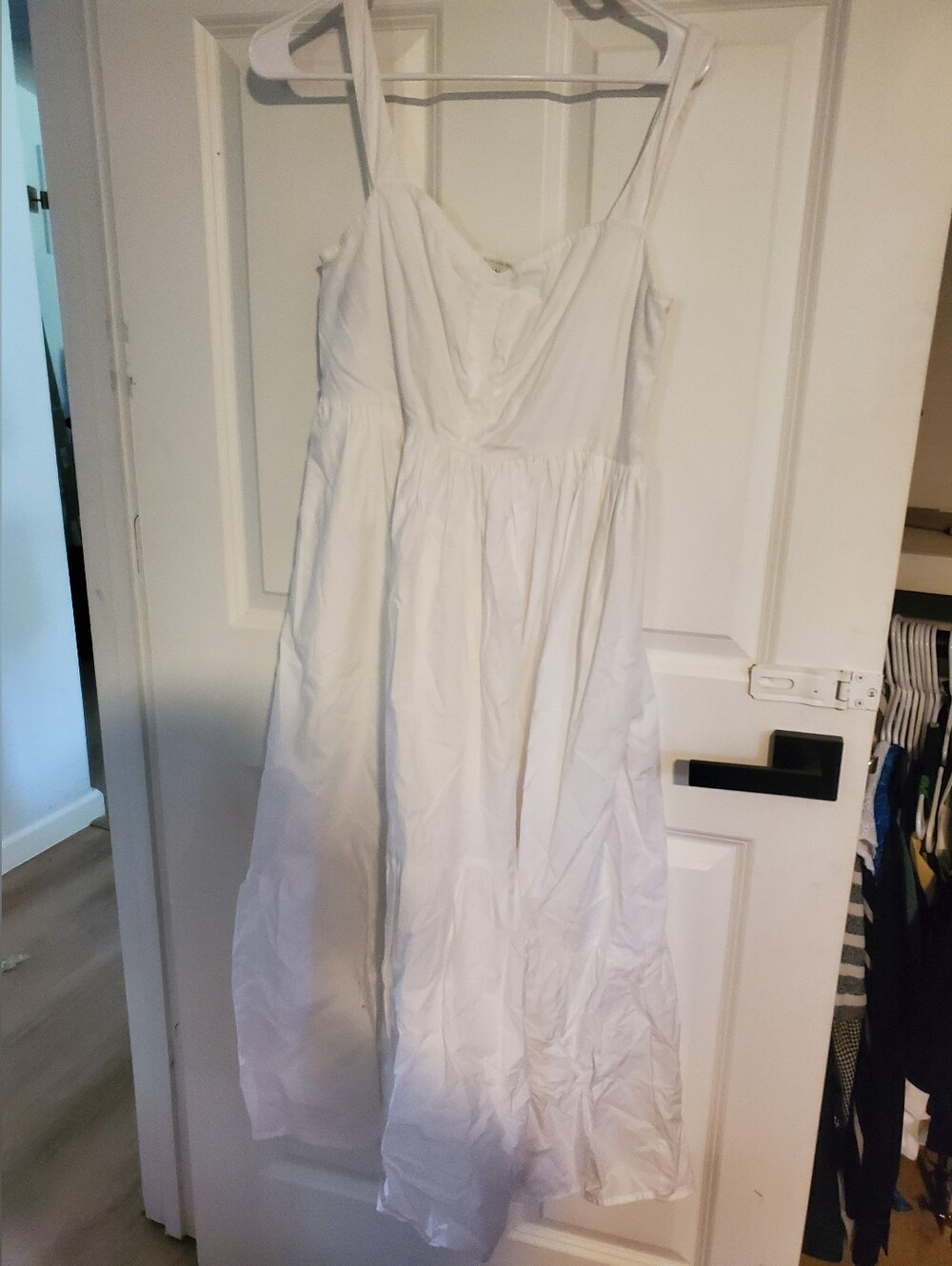 White Spaghetti Strap Dress NWT